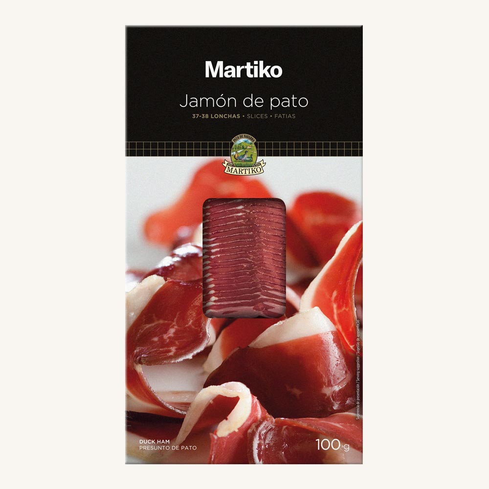 Martiko Jamón de Pato curado (cured duck ham), from Navarre, pre-sliced 100 gr