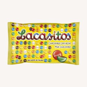 Lacasitos coloured dragées with chocolate, from Aragon, large bag 1 kg