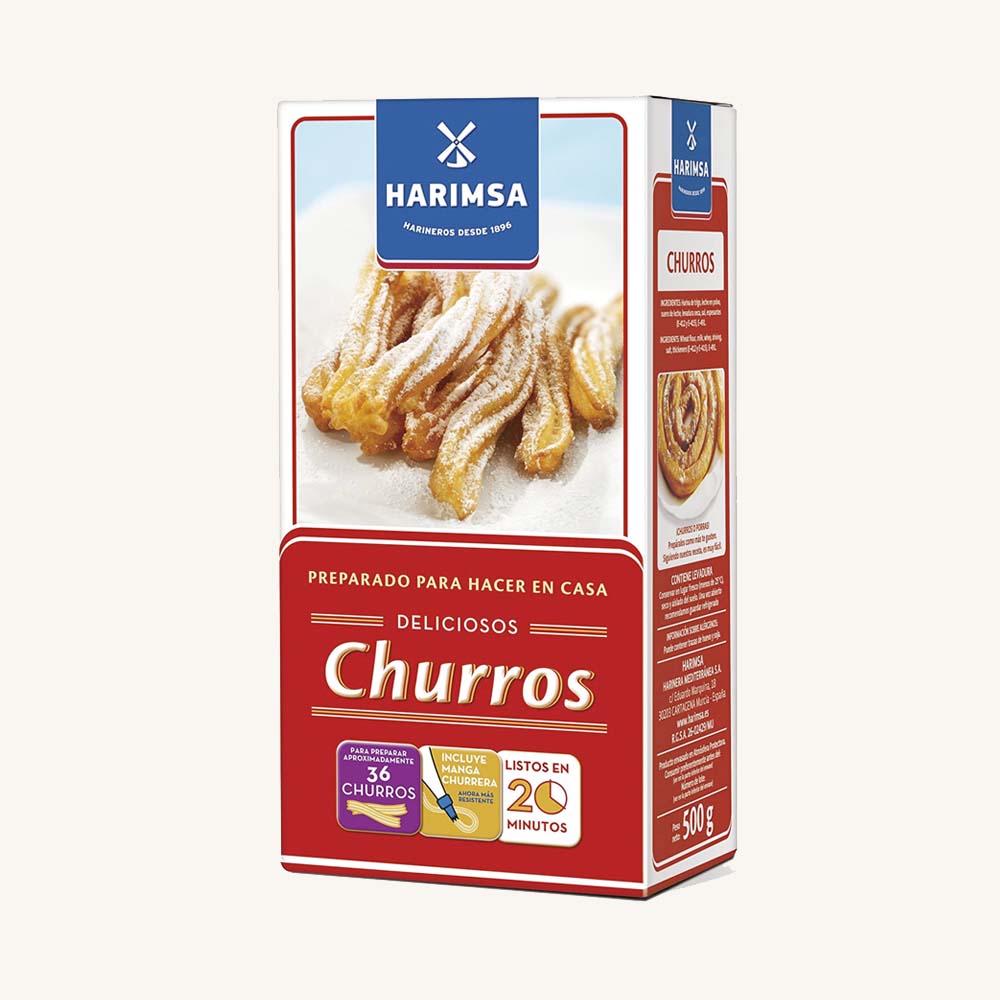 Mix for making delicious Spanish Churros at home, good for 36 units