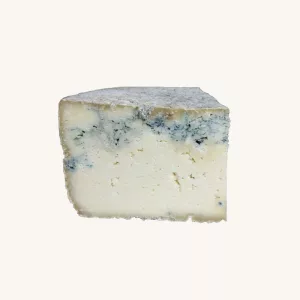 Vega de Ario Gamoneu DOP artisan cheese, cow and goat milk, from Asturias, wedge