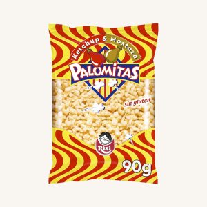 Risi Palomitas with ketchup and mustard flavor, popcorn baked, from Madrid, bag 90g