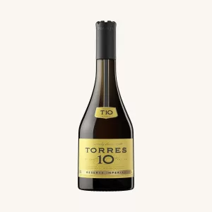 Torres 10 brandy, Reserva Imperial, from Barcelona, bottle 70cl