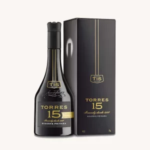 Torres 15 brandy Imperial, Reserva Privada, from Barcelona, bottle 70cl
