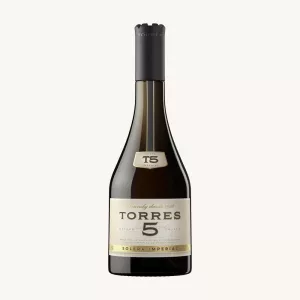Torres 5, brandy Solera Imperial Reserva, from Barcelona, bottle 70cl