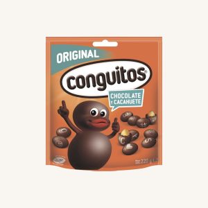 Conguitos Original chocolate-covered peanuts (cacahuetes recubiertos de chocolate), bag 220gConguitos Original chocolate-covered peanuts (cacahuetes recubiertos de chocolate), bag 220g