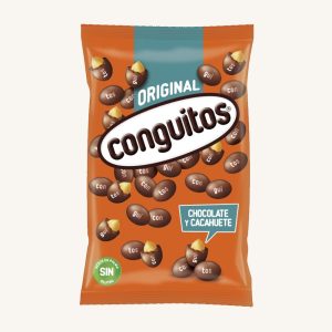 Conguitos Original chocolate-covered peanuts (cacahuetes recubiertos de chocolate), extra large bag 1kg