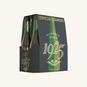 Alhambra Reserva 1925, pilsner-style beer, from Granada, pack of 6x33cl bottles